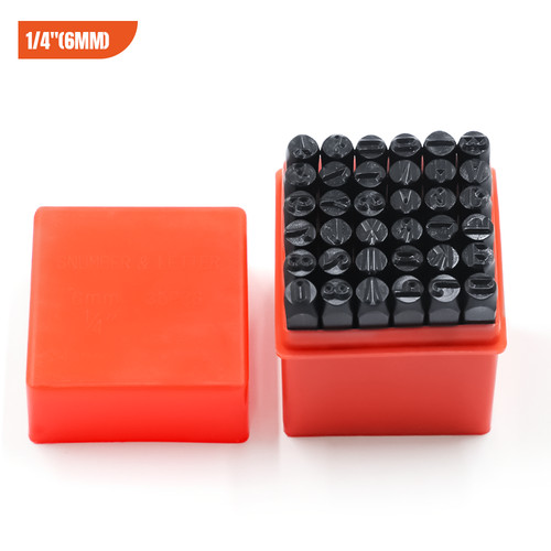 36pcs letter number - 1/4",