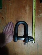 CE ⚡5 Ton 5t Large Screw Pin Bow D Shackle Pulling Towing Lifting Recovery 7in