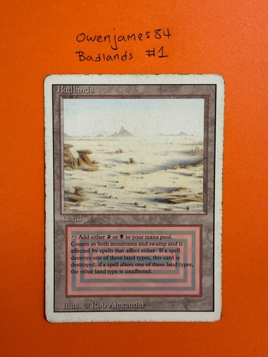 Badlands mtg magic hp - **badlands**,