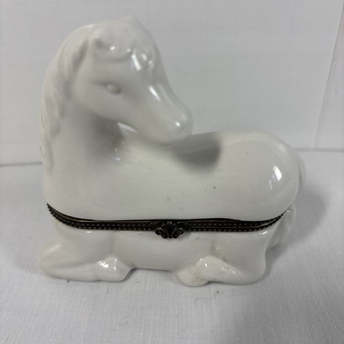 Vtg trinket box ceramic - vtg,