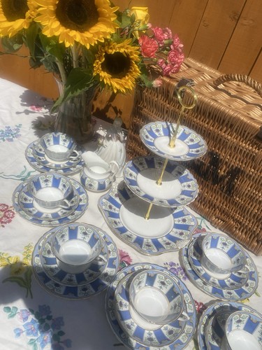 Tuscan vintage tea - vintage, cake