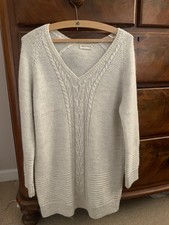 INDIGO WINTER LONG JUMPER SIZE 12 WOOL ACRYLIC MOHAIR GREAT CONDITION