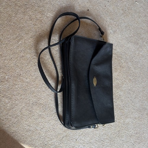 Black leather handbag the - handbag,