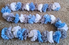 MID BLUE, WHITE & GREY