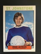 a & bc gum Scottish purple back football cards 1971 s 2 Aitken St Johnstone 109