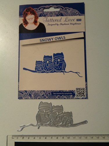 Tattered lace snowy owls - tattered,