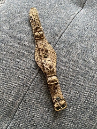 Vintage snake leather - , watch
