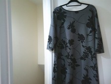 Luca Vanucci  black patter dress tunic size 18/20