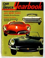 CAR and DRIVER YEARBOOK 1962