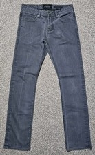 Superdry Jeans Mens W30 x L32 Grey Corporal Slim Fit Copper Black Denim (G)