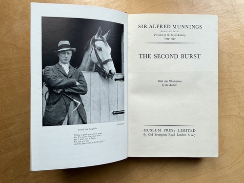 The second burst sir - second, alfred