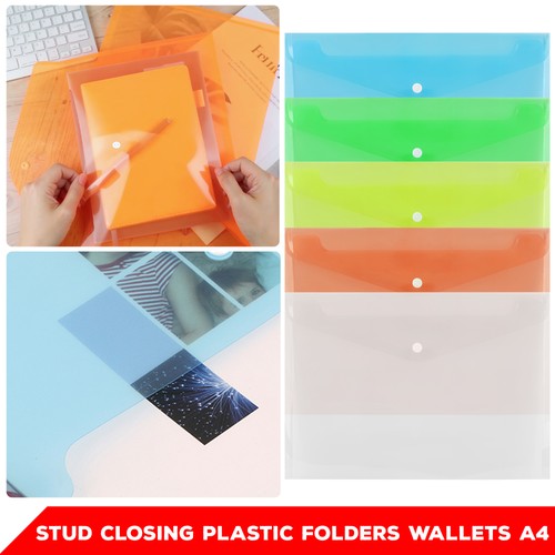 Plastic wallets stud - a4,