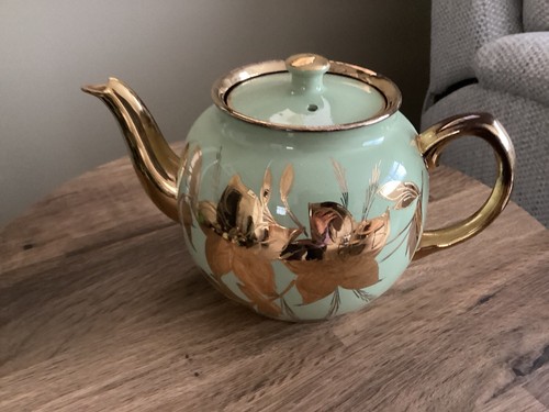 Sadler vintage blue - green, gold
