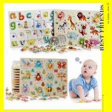 Wooden puzzle baby kids - wooden,