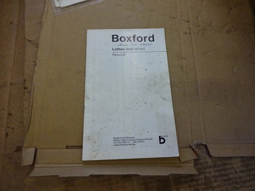 Boxford cud bud aud parts - cud,,