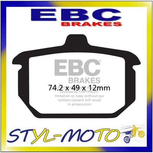 Fa078 organic rear brake pads - organic,