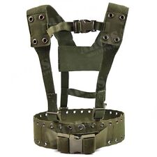 German Army Combat 2 piece Webbing Belt and Harness, adjustable, sized