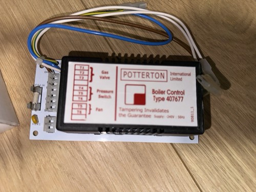 Potterton 407677 pcb - 407677, printed