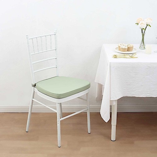 Sage green polyester cushion - sage,