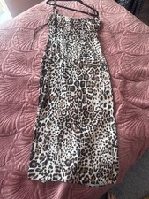 zara leopard print dress with