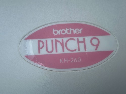 Brother 260 punch 9 - brother, kh-260