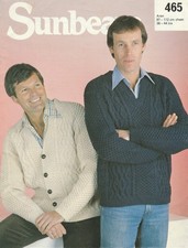 Men's Jumper Cardigan Aran