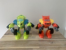 Transforming Blaze & Zeg Robot Rider Toys Blaze and The Monster Machines 6.5”