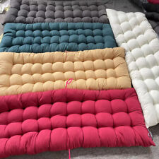 Garden Cotton Large Cushion Pad For Sun Lounger Recliner Bench Chair Seat Indoor