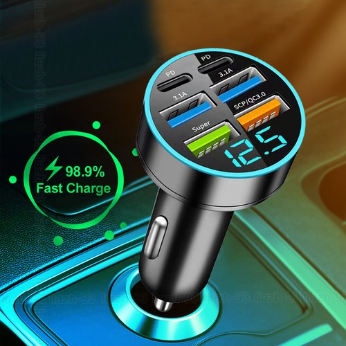 Black 66w 2pd - 1x, 2pd+4usb