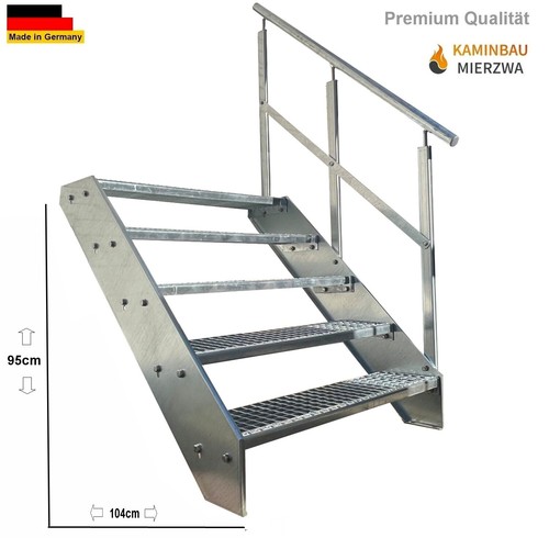 Premium steel stair - steel, steps