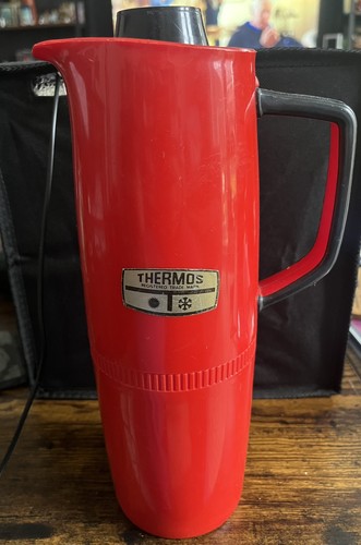 Vintage thermos coffee pot - thermos,