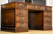 Large Antique Flame Mahogany