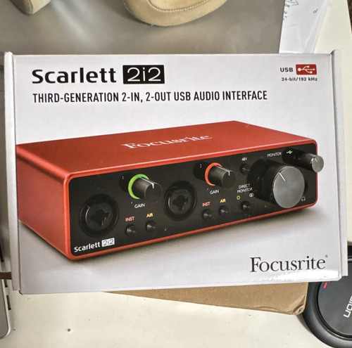 Focusrite scarlett 2i2 3rd - 2i2,