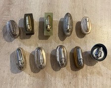 Lot of 10 Vintage Ronson Table Lighters,Mix Gas,Petrol,For Restoration or Parts