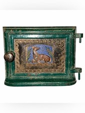 Antique Cast Iron Safe Bank