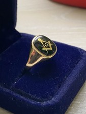 9ct Gold Vintage Masonic Ring