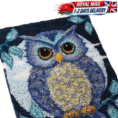 Owl latch hook rug kit - latch,