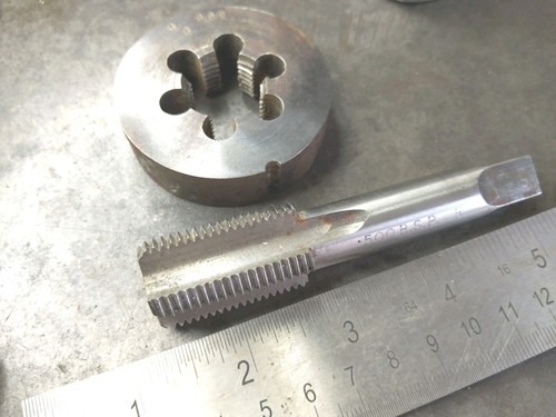 Bsp hss tap die 55mm - 1/2,