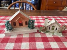 Two Vintage Miniature Putz