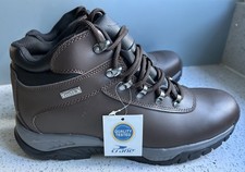 Crane Men’s Tentex Leather Trekking Walking  Boots UK 10 BNWT Brown, Lace Up