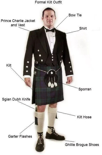 Prince charlie jacket kilt - prince,