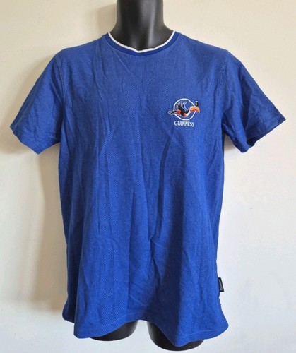 Guinness embroidered mens blue - embroidered,