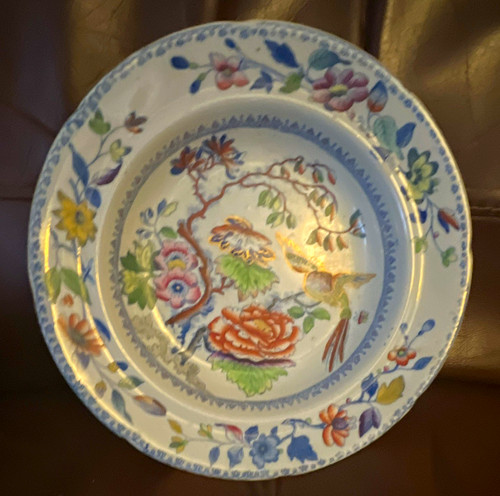 Davenport stoneware plate - davenport,