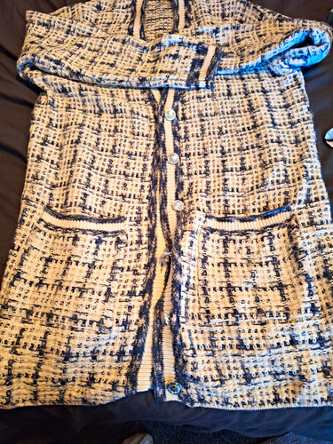 Zara cream navy - cream/navy, check