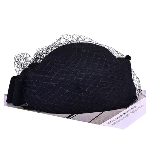 Royal pillbox hat - pillbox, veil
