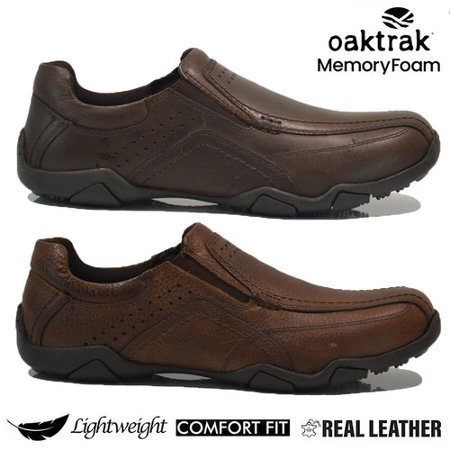 Mens leather slip walking - mens, on