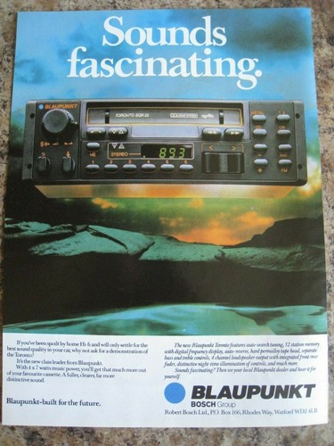 Blaupunkt bosch group radio - blaupunkt,