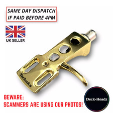 Gold Headshell & Wires With Technics Logo