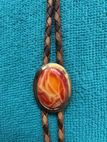 Western style bolo tie slider - bolo,
