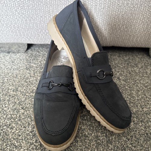 Rieker ladies blue leather - ladies,